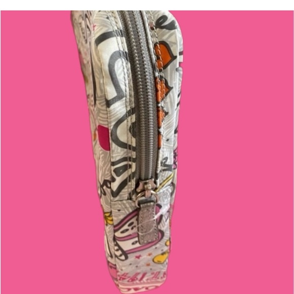 EUC Like new Authentic Coach Poppy Bandana Graffiti Butterfly Laptop Bag - Picture 4 of 4